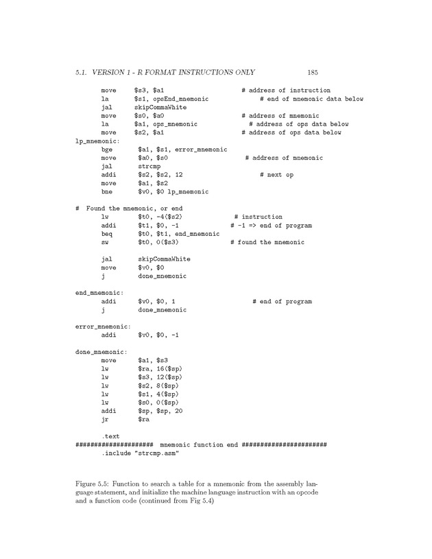 Computer Organization with MIPS - Page 185
